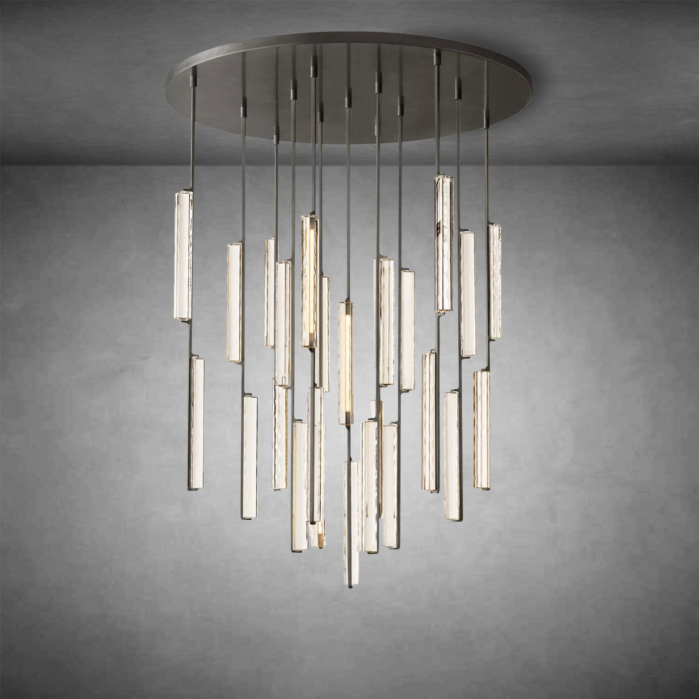 Auduben Crystal Round Chandelier