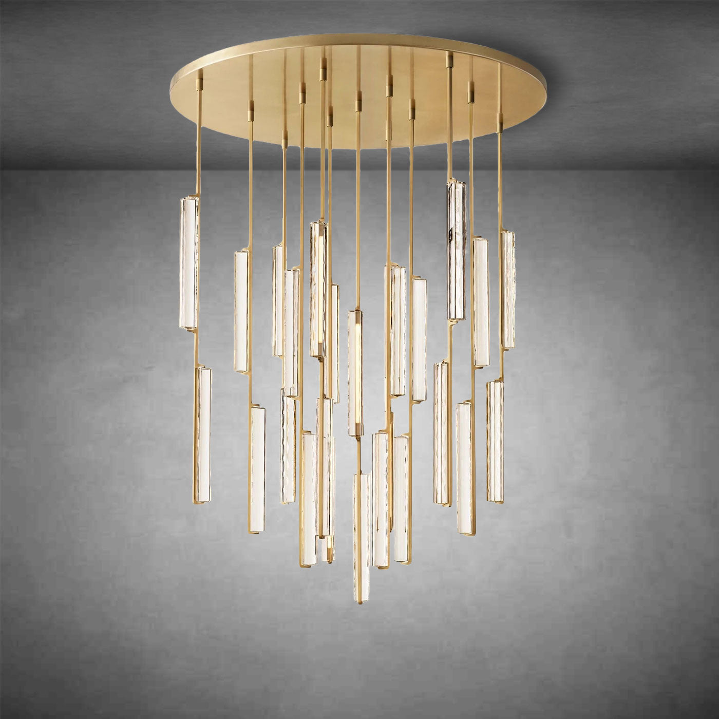 Auduben Crystal Round Chandelier