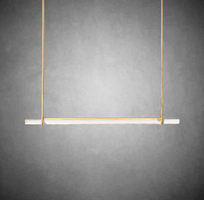 Auduben Crystal Single Bar Linear Chandelier