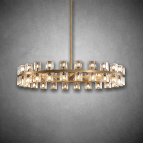 Auraline Crystal Round Chandelier 36", 48"