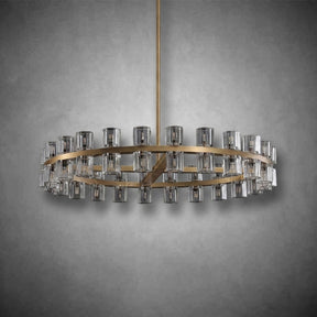 Auraline Crystal Round Chandelier 36", 48"