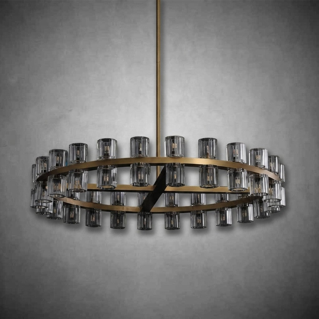 Auraline Crystal Round Chandelier 36", 48"
