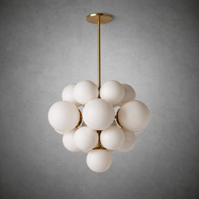 Aurelia Alabaster Cluster Chandelier