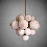 Aurelia Alabaster Cluster Chandelier