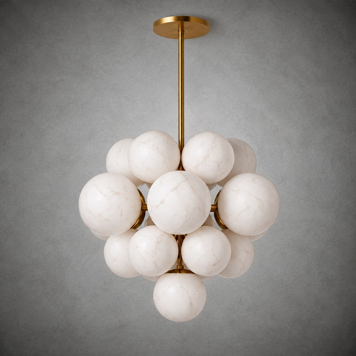 Aurelia Alabaster Cluster Chandelier