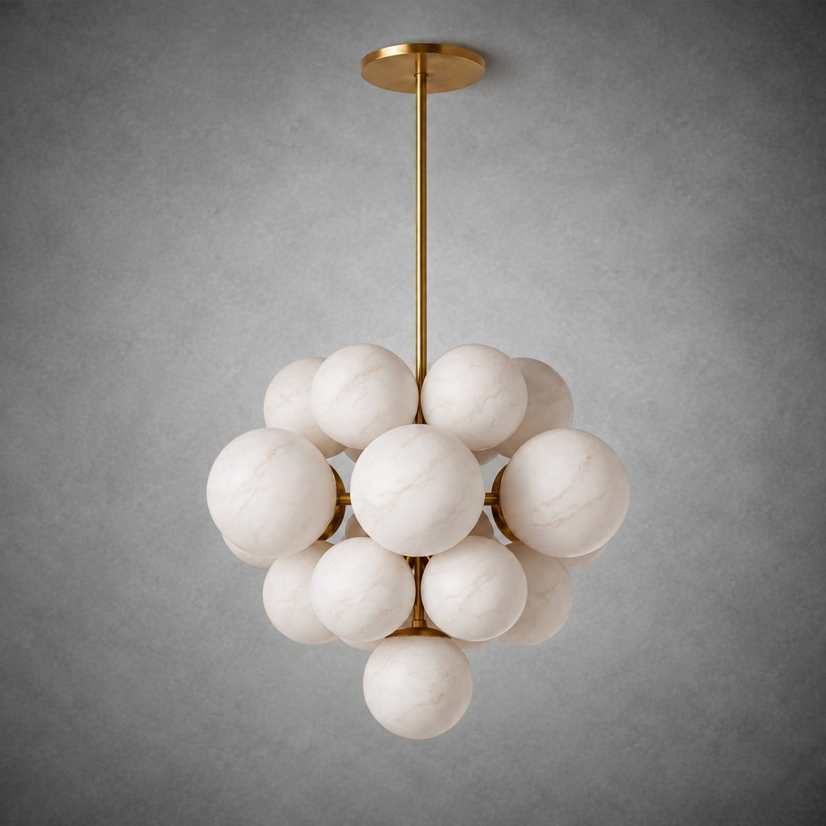 Aurelia Alabaster Cluster Chandelier