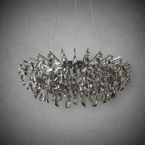 Aureola Round Crystal Chandelier