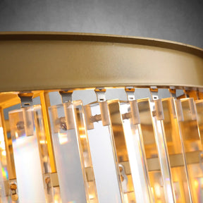 Aurora Series K9 Crystal Tiered Round Chandelier 19" 31" 43" For Living Room Dinning Room