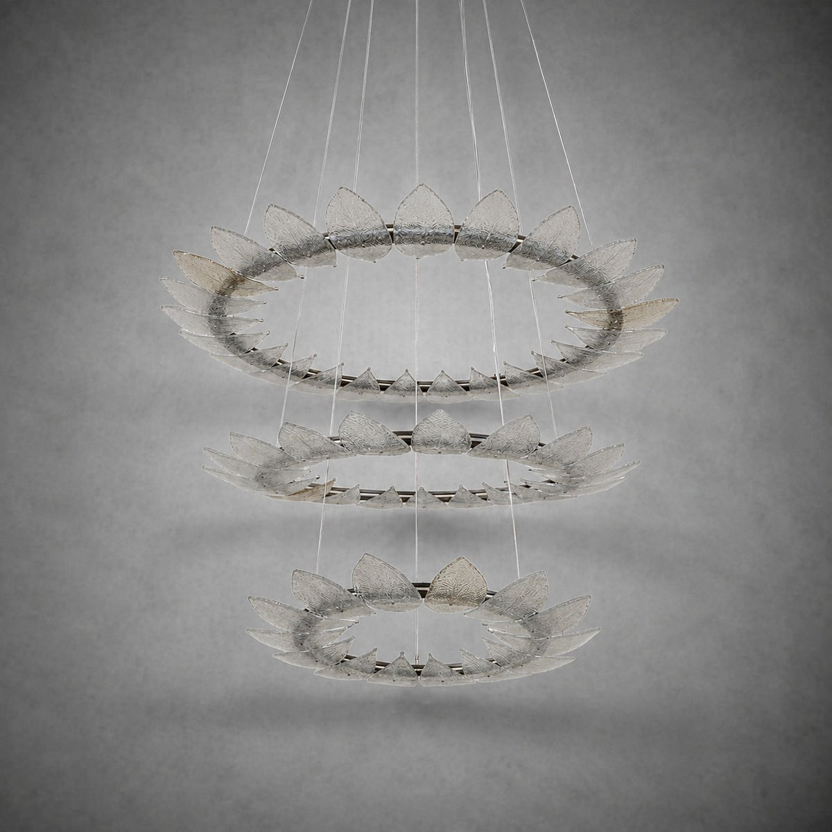 Aster Modern Foyer Large Ring Chandelier