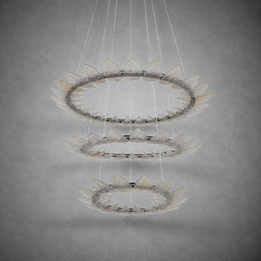 Aster Modern Foyer Large Ring Chandelier
