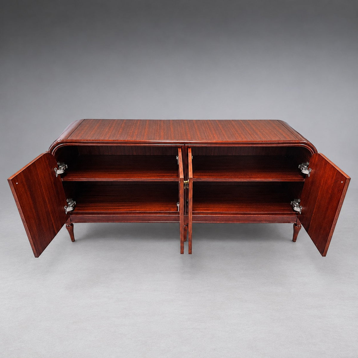 Vintage Mahogany Wood Storage Sideboard