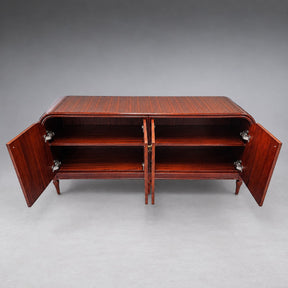 Vintage Mahogany Wood Storage Sideboard