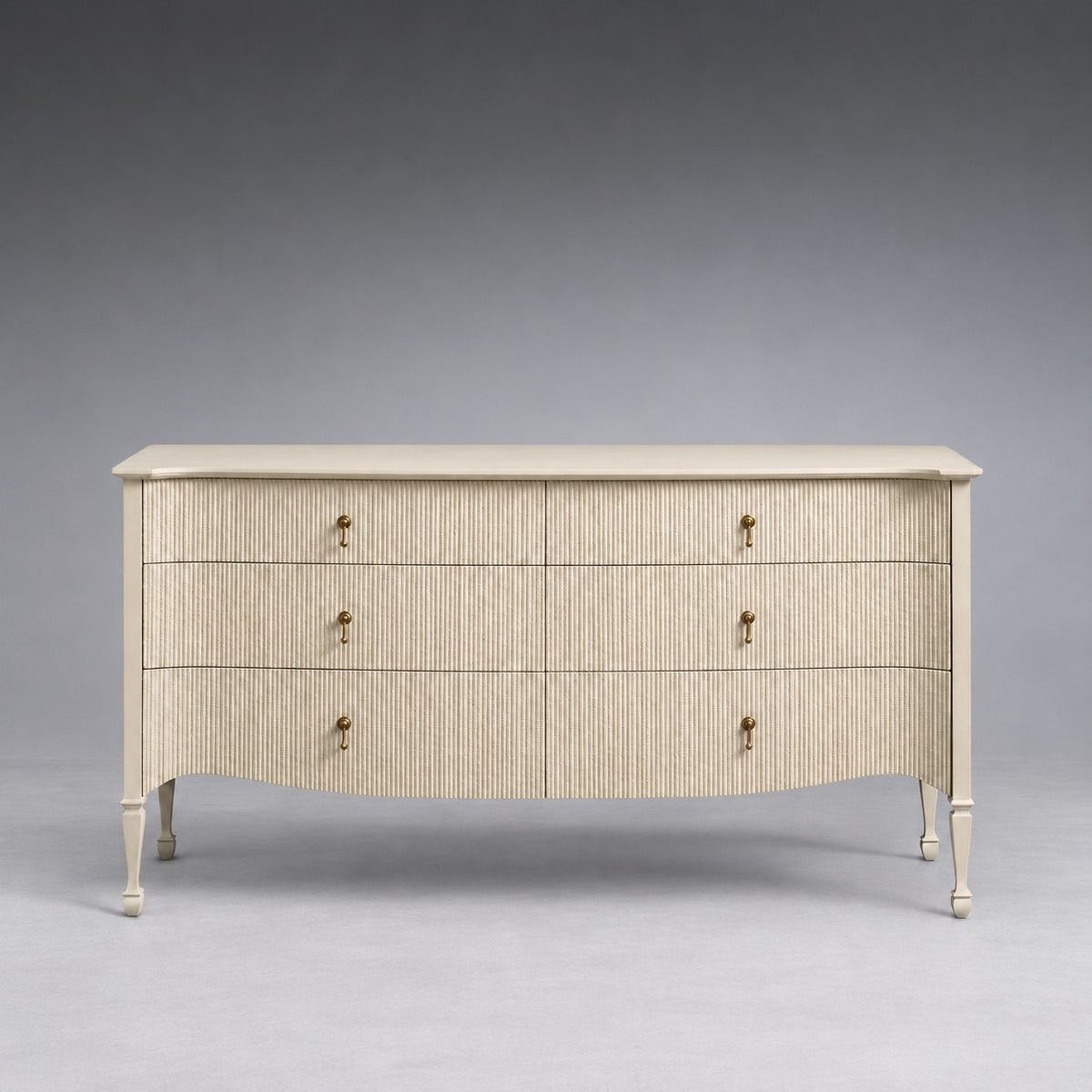 Sculpted Reeded Bedroom Storage Chest