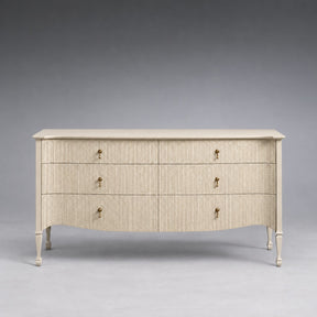 Sculpted Reeded Bedroom Storage Chest