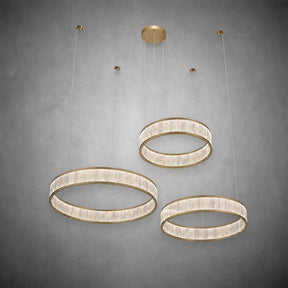 Crystara Modern Natural Moroccan Stone Chandelier