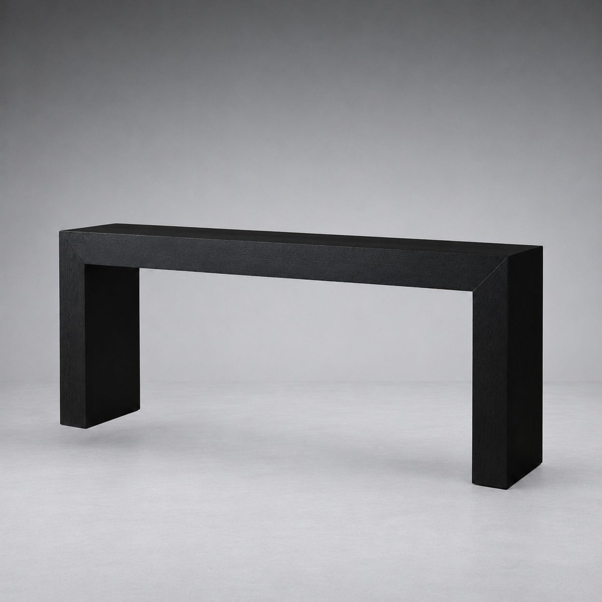 Waterfall Edge Solid Oak Hallway Table
