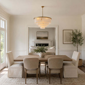 Camron Luxury 4 Tier Selenite Chandelier