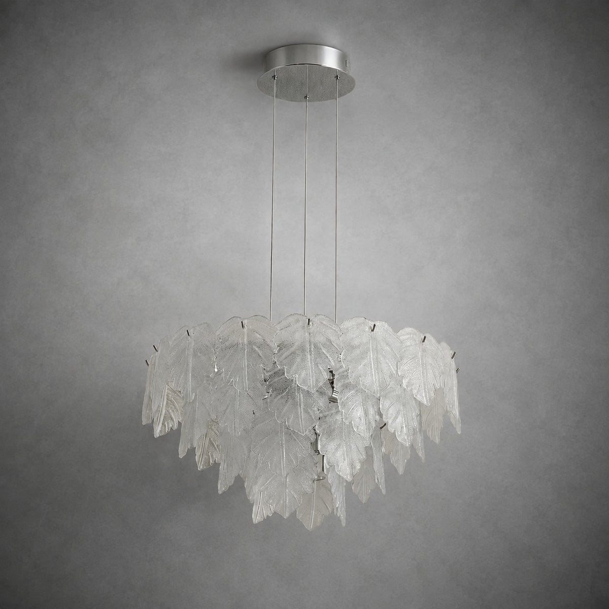 Keira Modern Chrome Chandelier 24" D