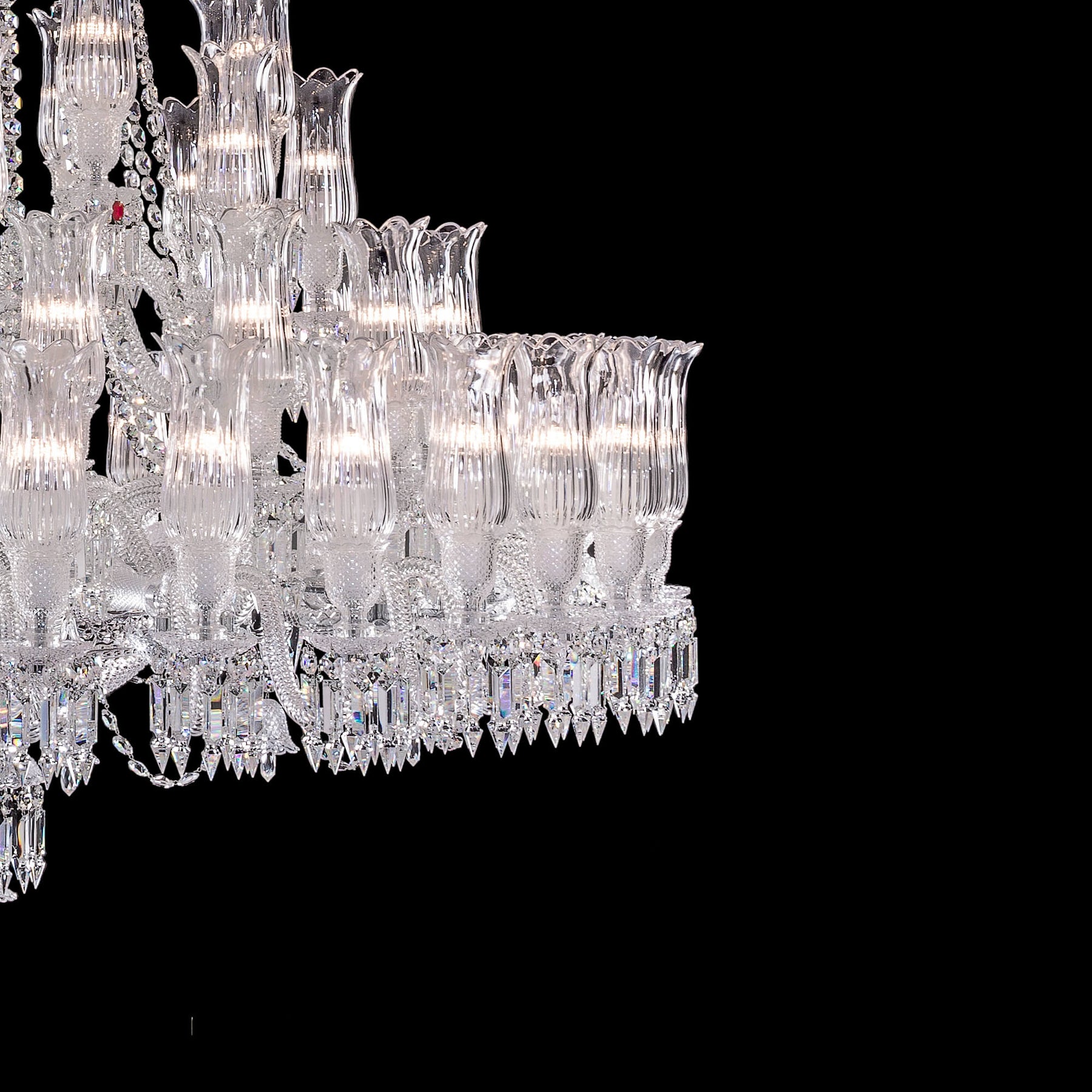 Bacara Large Entrance Crystal Chandelier