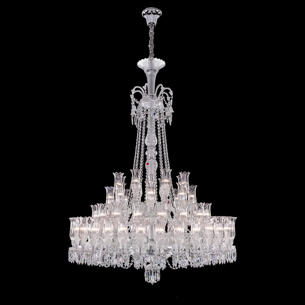 Baccarat Large Entrance Crystal Chandelier