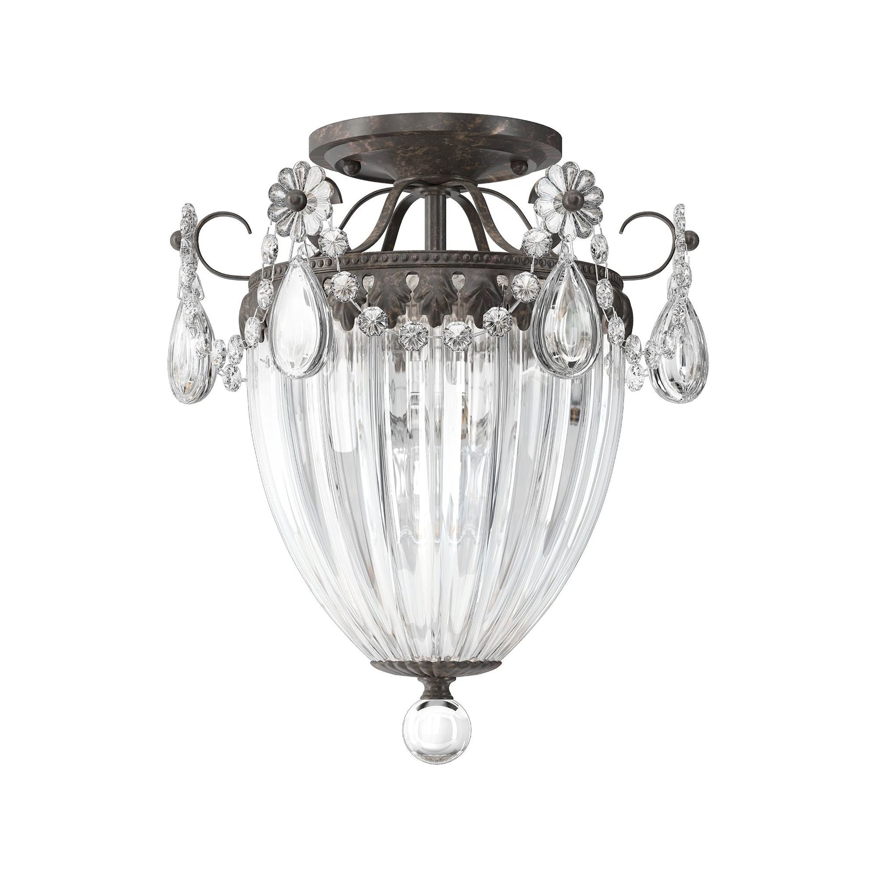 Bagate 3-Light Close-to-Ceiling