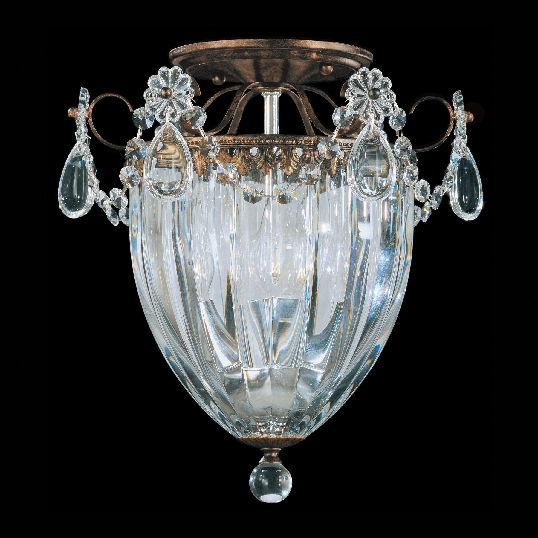 Bagate 3-Light Close-to-Ceiling