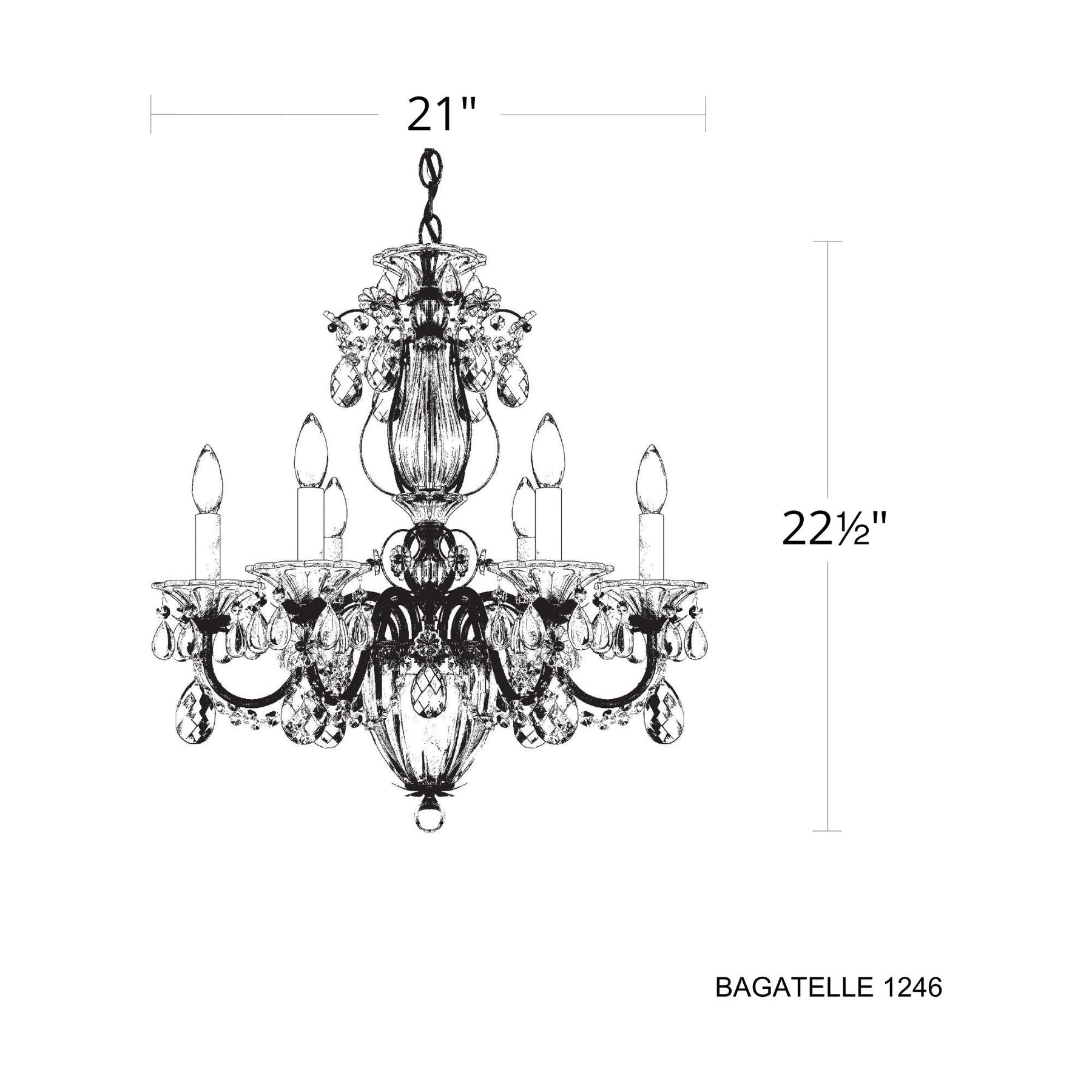 Bagate 7-Light Chandelier