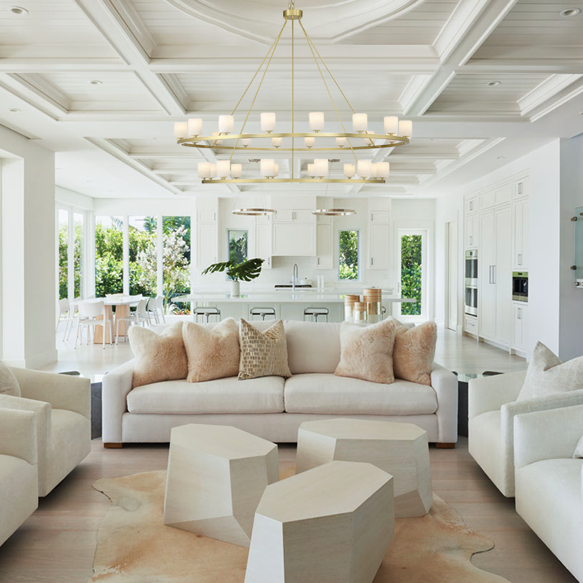 Balle Round Chandelier