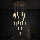 Bamboo Zen Modern Multi-Tier Cluster Chandelier - main