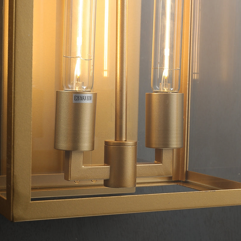 Becker Glamorous Outdoor Wall Lamp, Home Decor Wall Sconce 18" 21" 28"