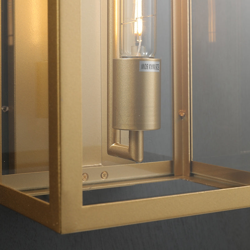 Becker Glamorous Outdoor Wall Lamp, Home Decor Wall Sconce 18" 21" 28"