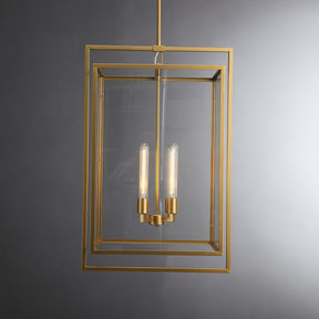 Becker Glass Lantern Modern Pendant