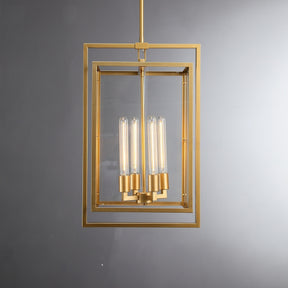 Becker Glass Lantern Modern Pendant