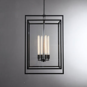 Becker Glass Lantern Modern Pendant