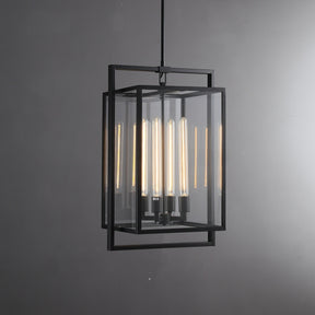 Becker Glass Lantern Modern Pendant