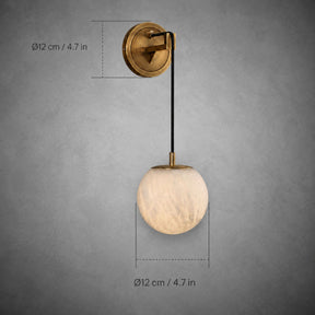 Wall Pendant  Spanish Alabaster Mid-Century Modern