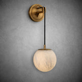 Wall Pendant  Spanish Alabaster Mid-Century Modern
