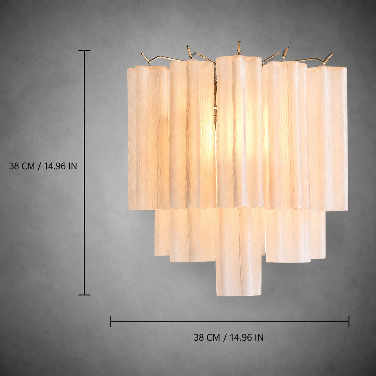 Wall Sconce Murano-Style Glass