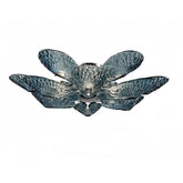 Bella Murano Glass Flower Flushmount-Flushmounts for dining room,Flushmounts for stairways,Flushmounts for foyer,Flushmounts for bedrooms,Flushmounts for kitchen,Flushmounts for living room-Merlin Lamps-24" Diameter-Armani Blue-merlinlamps