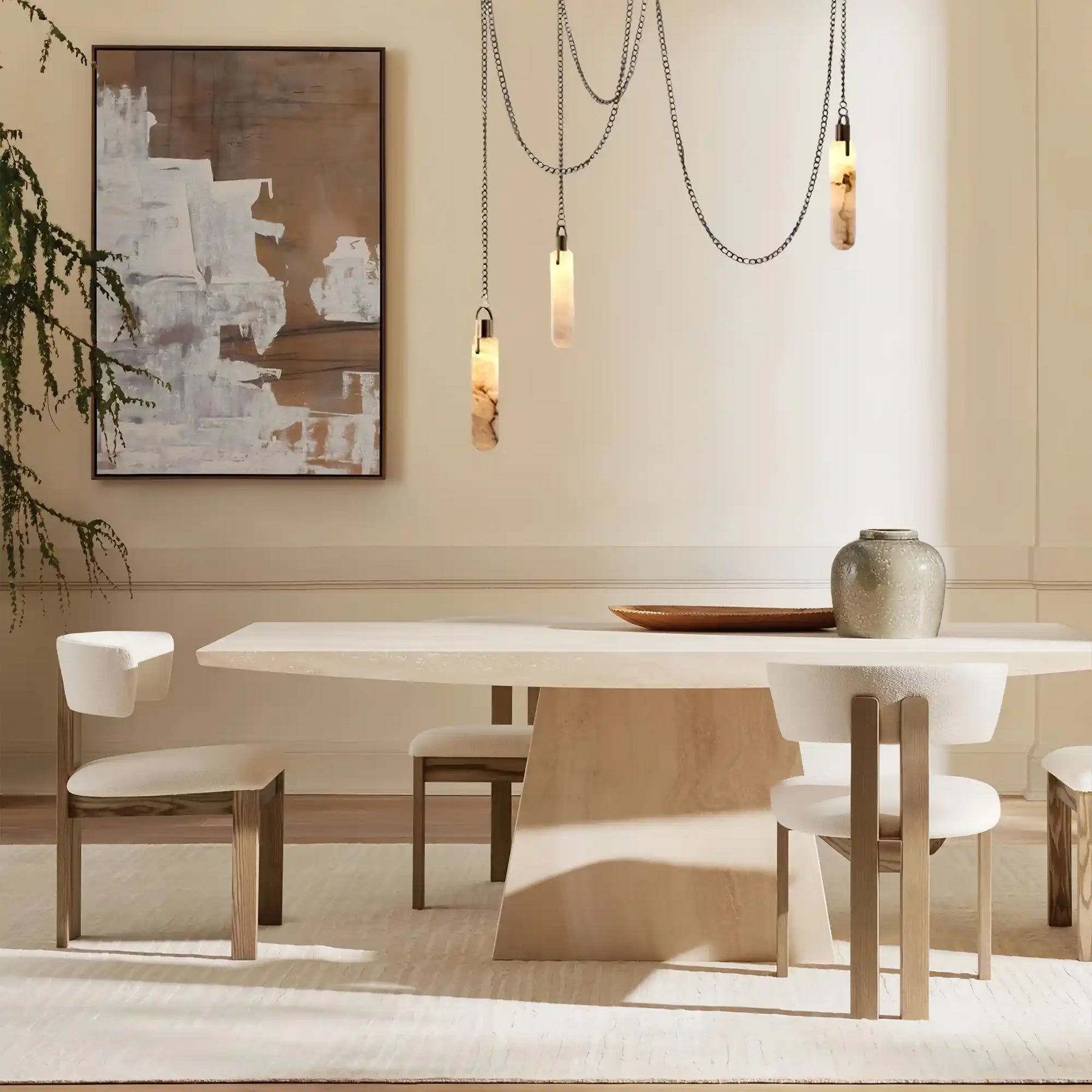 Bettina Alabaste 3 Light LED Multi-Drop Mini Pendant Lamp