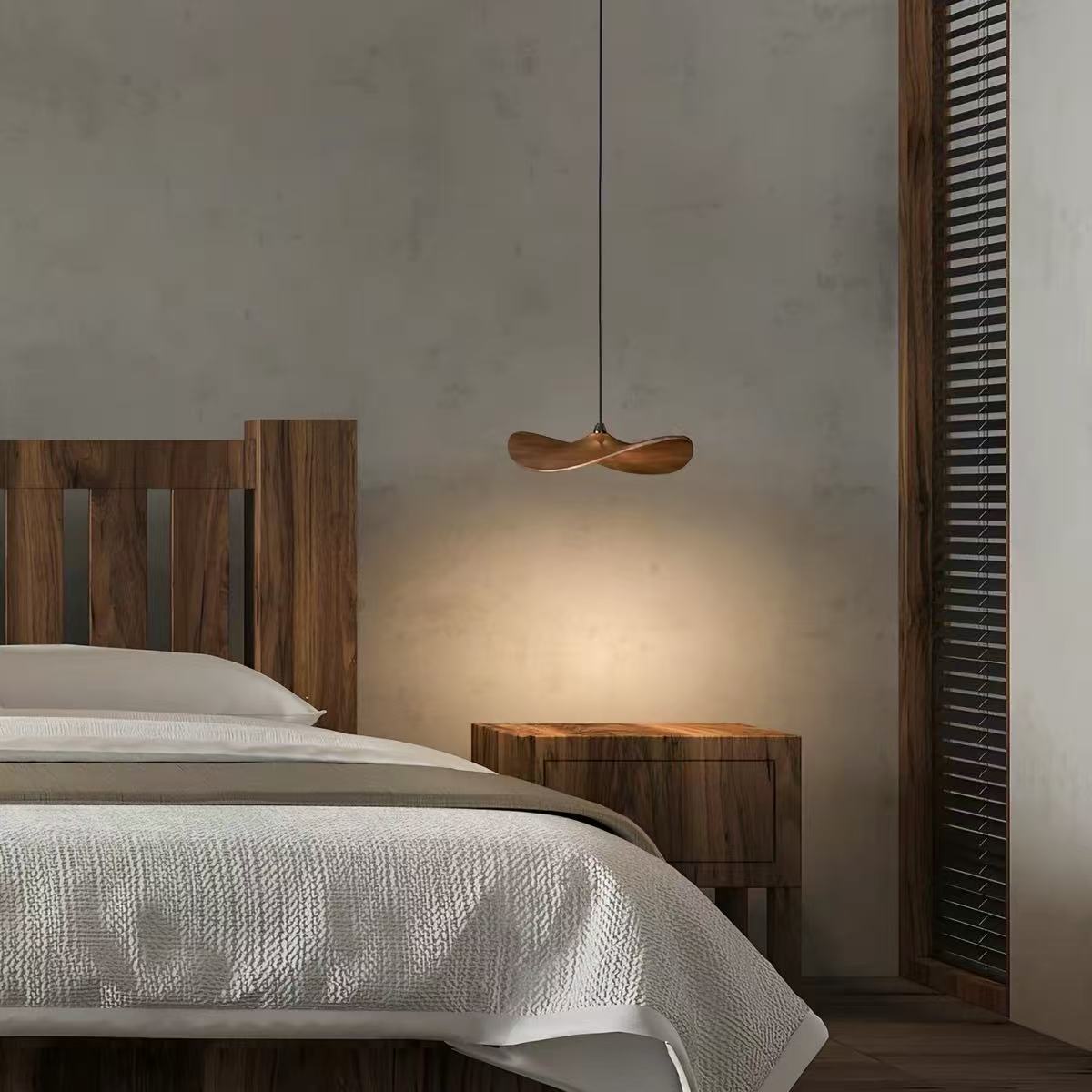 Bidi Multi Light Pendant Chandelier - Light Wood1 LightBlushlighting