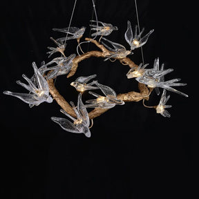 Bird Branch Chandelier