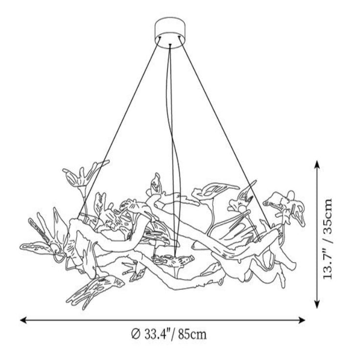 Bird Branch Chandelier