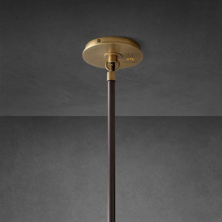 Bistro Globe Clear Glass Chandelier 34″