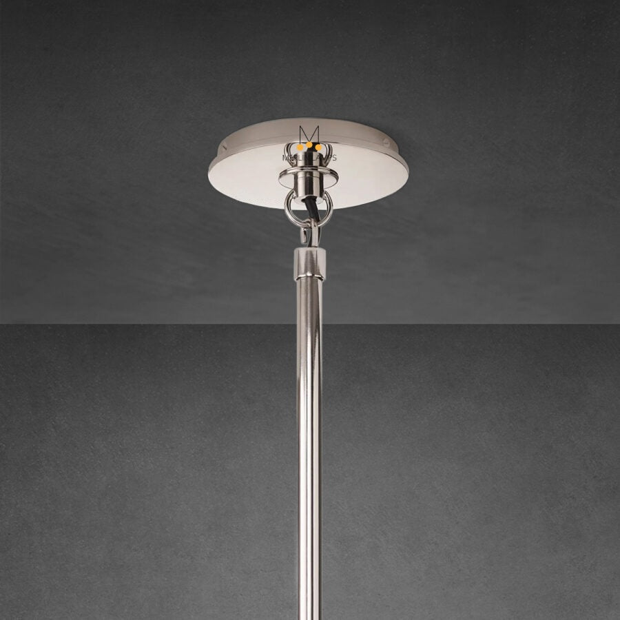 Bistro Globe Clear Glass Chandelier 42″