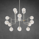 Bistro Globe Clear Glass Chandelier 56″