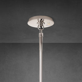 Bistro Globe Milk Glass Chandelier 34″