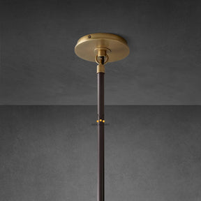 Bistro Globe Milk Glass Chandelier 56″