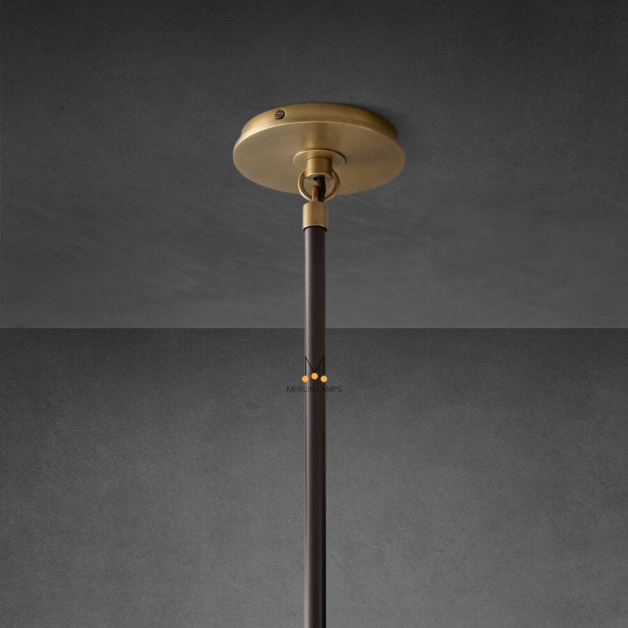 Bistro Globe Milk Glass Chandelier 56″