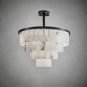 Alabaster Tiered Chandelier